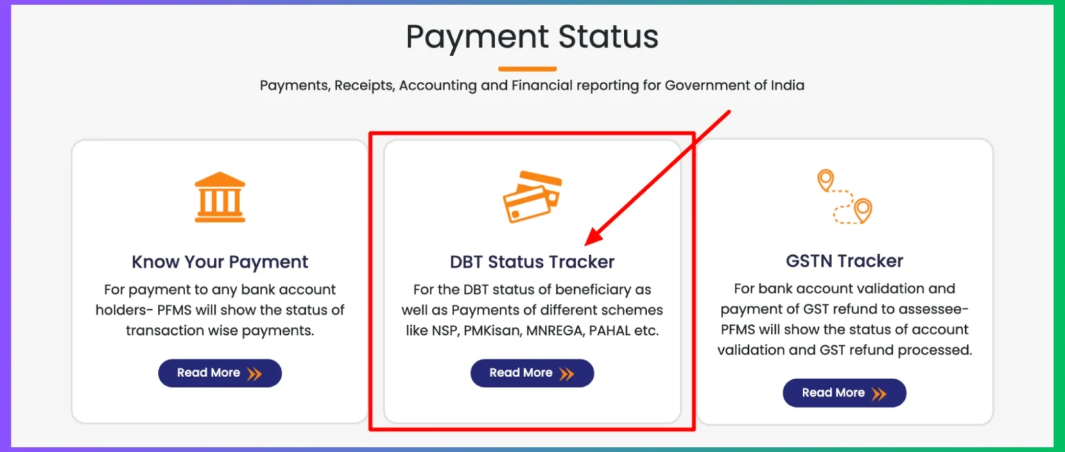 NREGA Payment Status Check on PFMS Portal